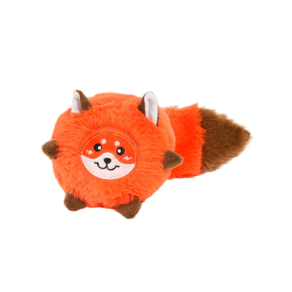Zippy Paws Bushy Throw Red Panda Dog Toy