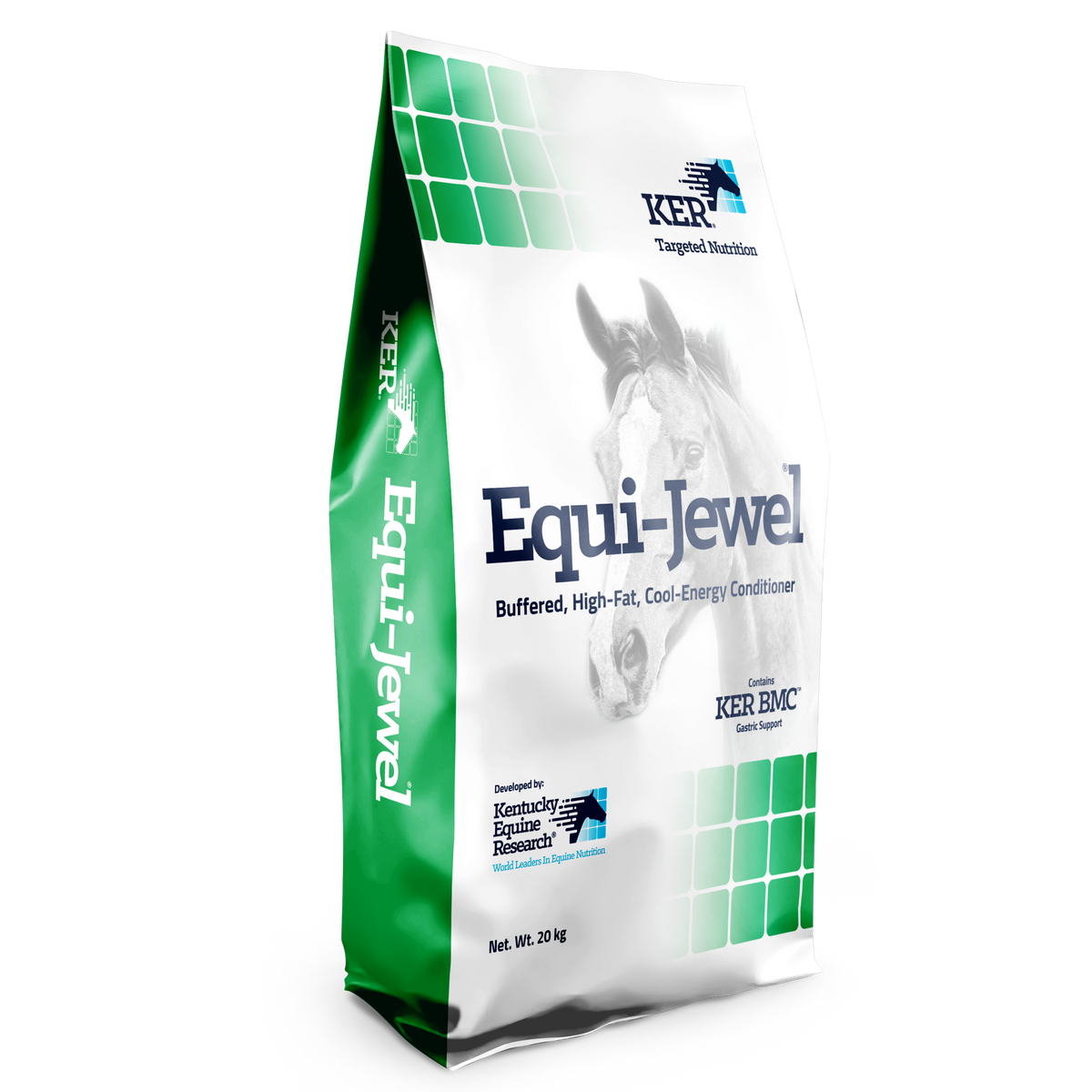 KER Equi-Jewel 20kg bag, stabilised rice bran conditioner for horses