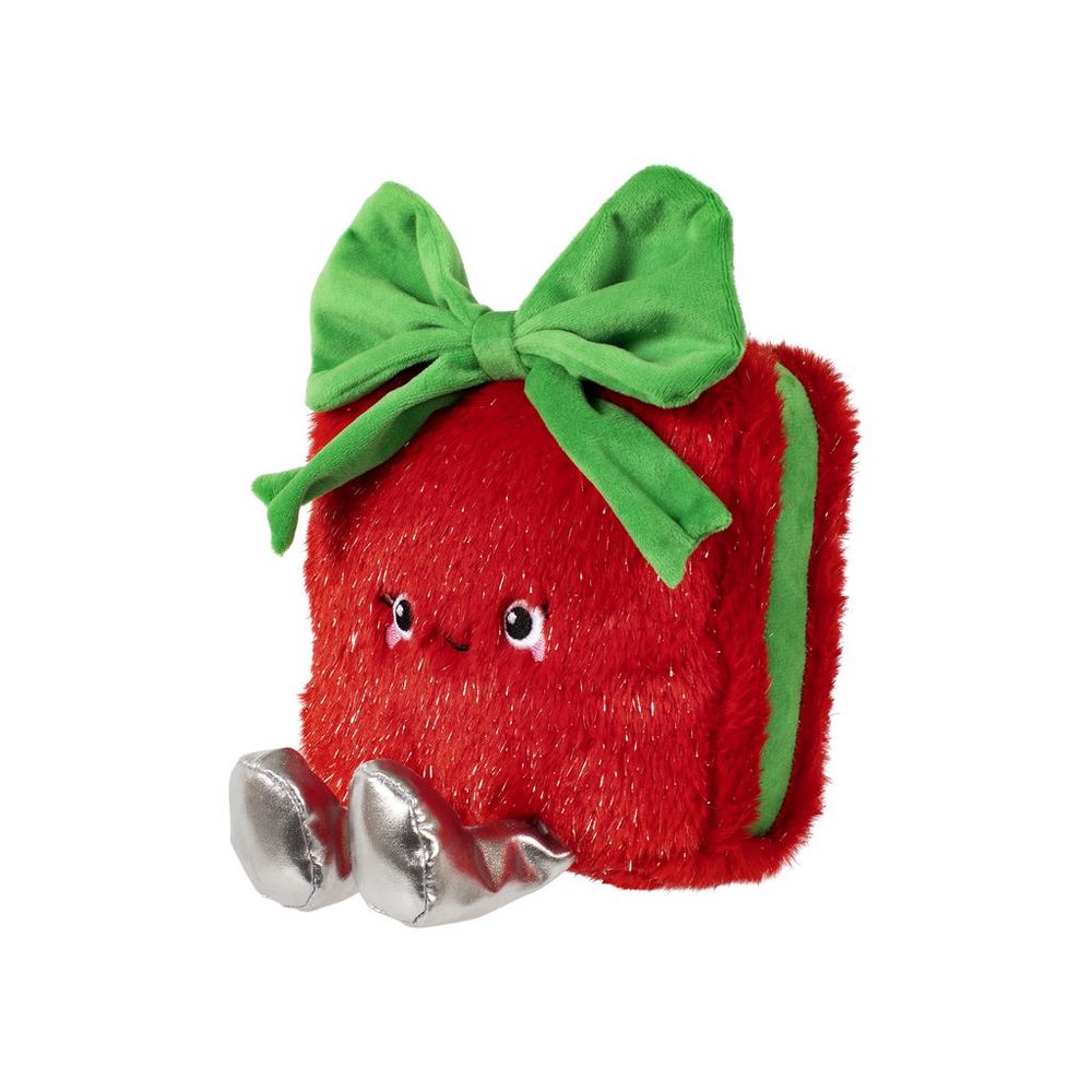 Fringe Studio Christmas Plush Squeaker Dog Toy - All Wrapped Up - Default Title | PeekAPaw Pet Supplies
