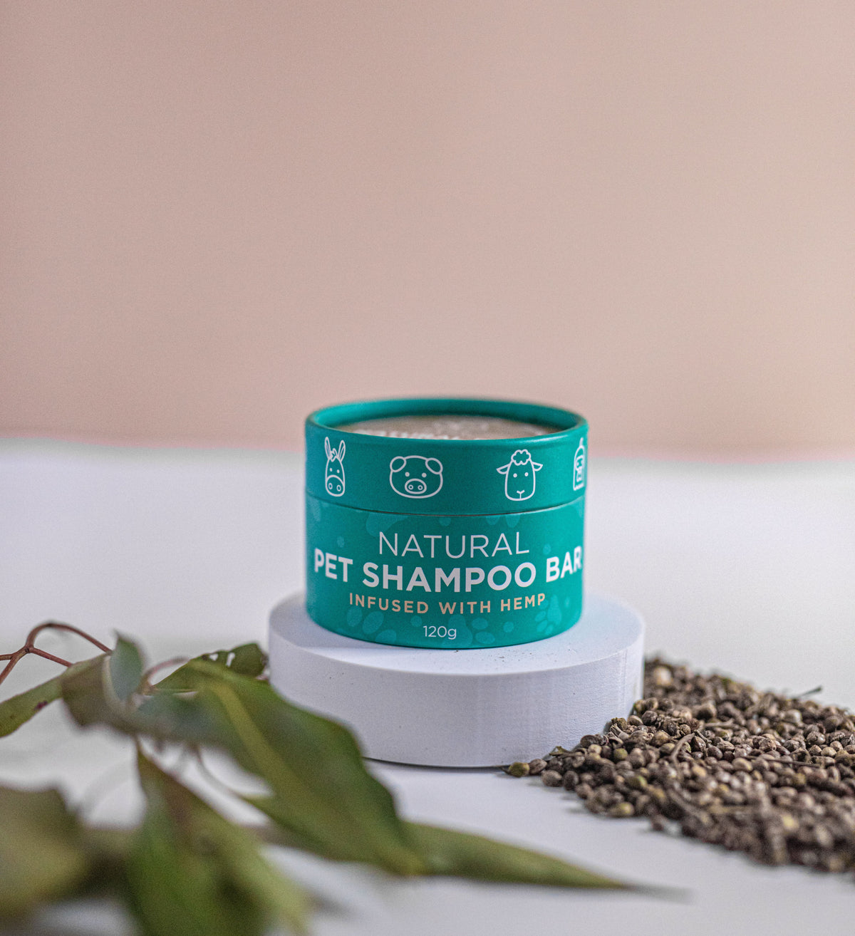 Hemp Collective Natural Pet Shampoo Bar pack front