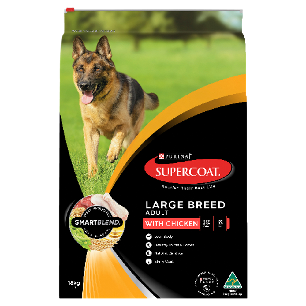 SUPERCOAT Adult Large Breed Chicken Dry Dog Food