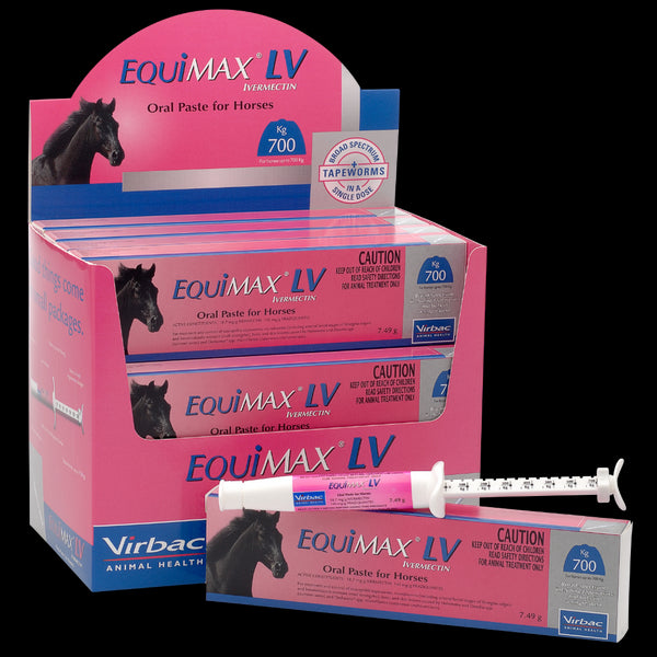 Virbac Equimax LV Easy To Use Low Volume Dose Wormer for Horses - 749g | PeekAPaw Pet Supplies