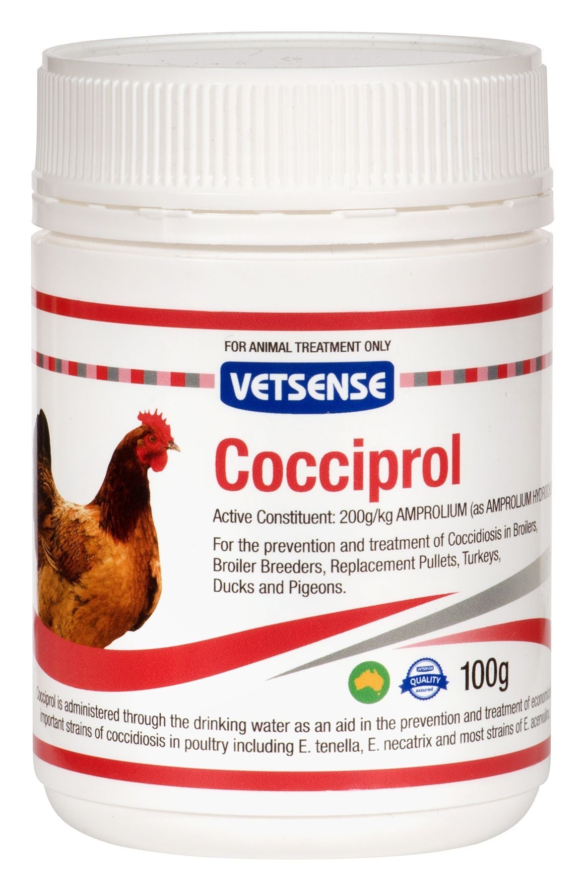 Vetsense Cocciprol Amprolium Poultry Treatment 100g pack