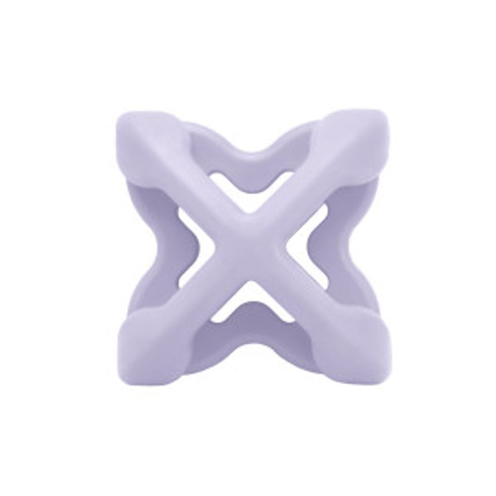 Pet DreamHouse Chewtastic GEO Gentle Interactive Dog Chew Toy - Geo-Astrorolly Lavender | PeekAPaw Pet Supplies