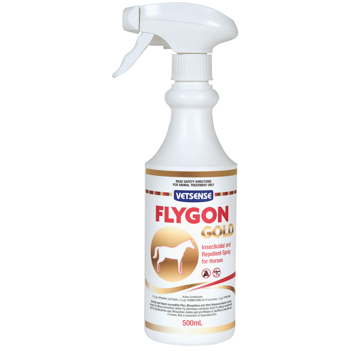 Vetsense Flygon Gold Insect Repellent for Horses 500ml pack