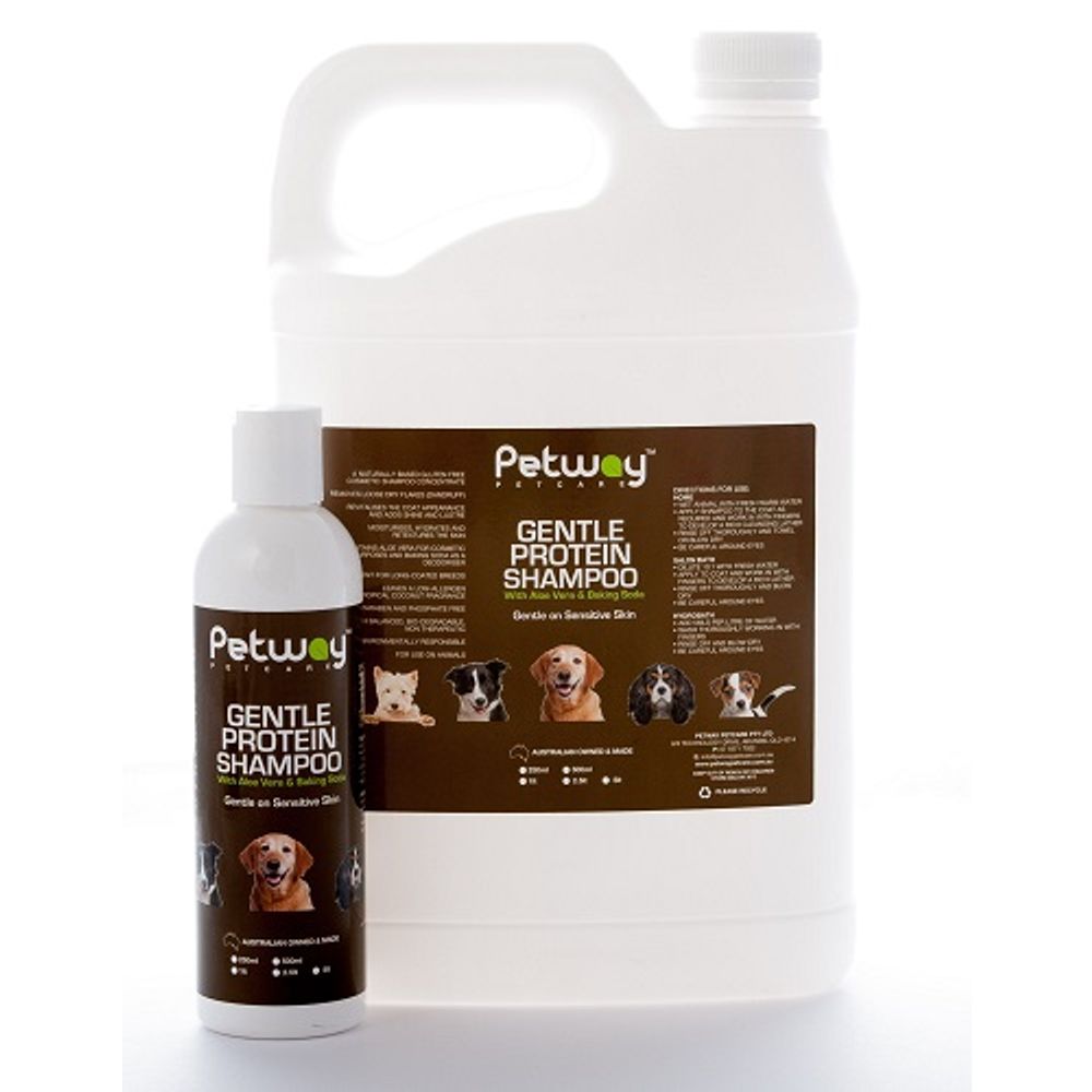 Petway Petcare Gentle Protein Shampoo with Aloe Vera & Baking Soda - 5L | PeekAPaw Pet Supplies