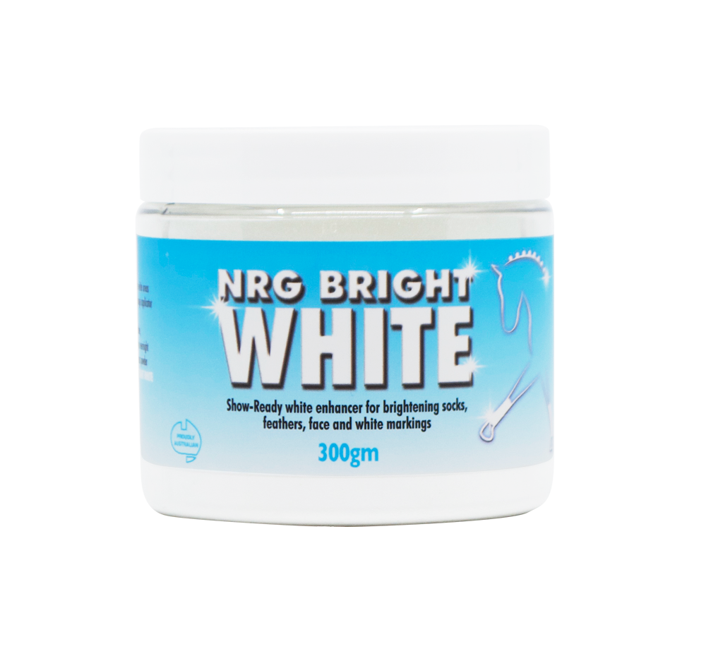 NRG Bright White Powder for Horses pack shot