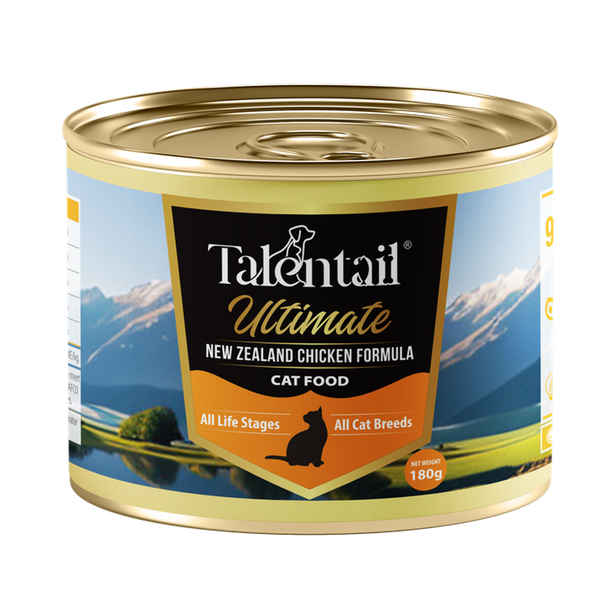 Talentail Ultimate Premium New Zealand Chicken Wet Cat Food - 180g x 12 | PeekAPaw Pet Supplies