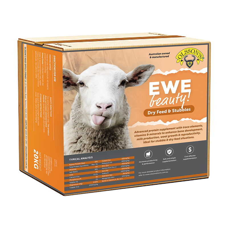 Olssons Ewe Beauty Dry Feed Block 20kg