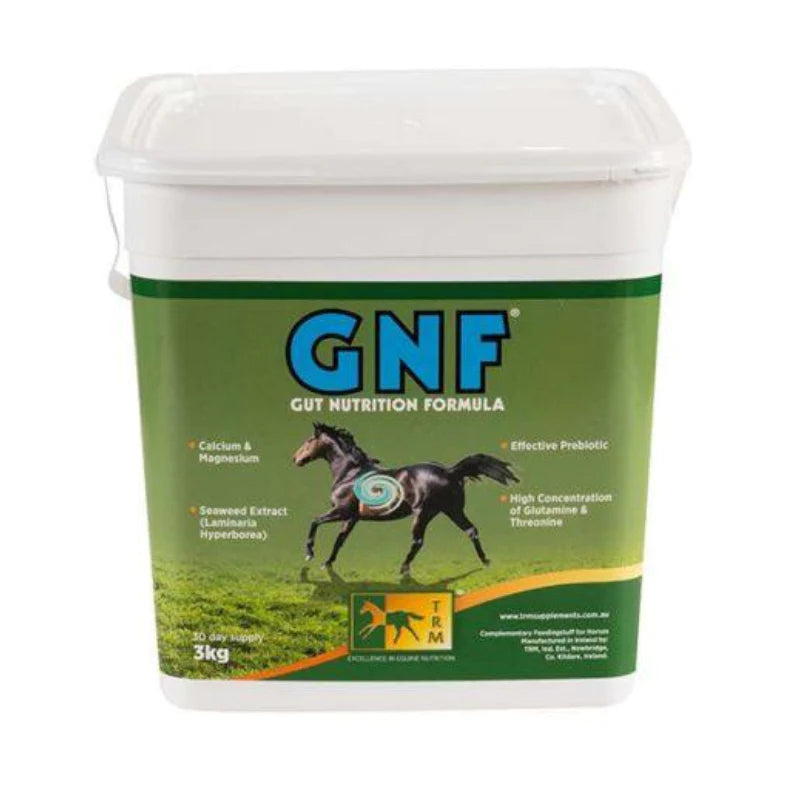TRM GNF Gut Nutrition Formula pellets for horses, 3kg tub