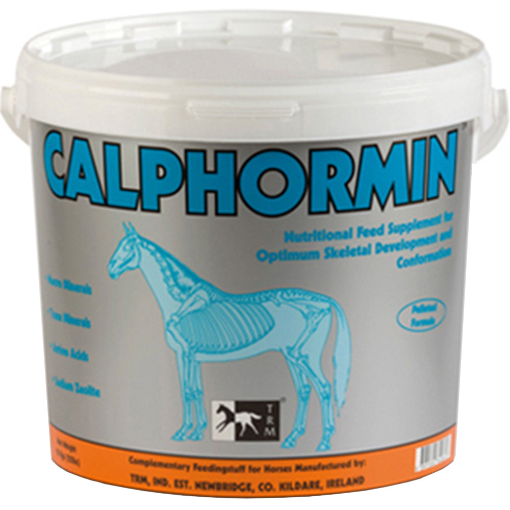 TRM Calphormin pelleted mineral feed for skeletal development in horses, 10kg tub