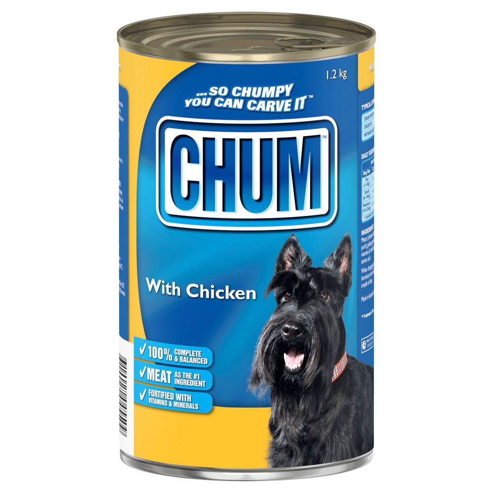 Chum with Chicken Wet Dog Food