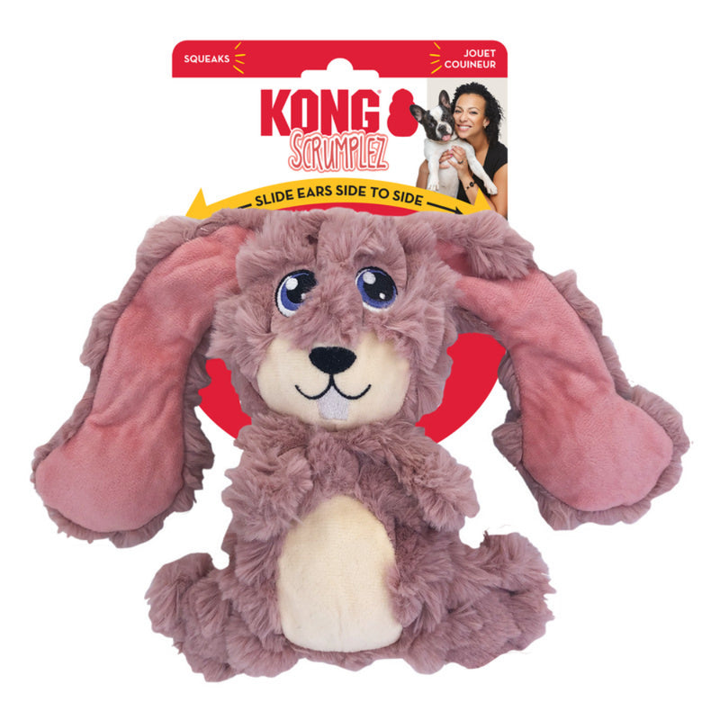 KONG Dog Toys Scrumplez Bunny - Medium | PeekAPaw Pet Supplies