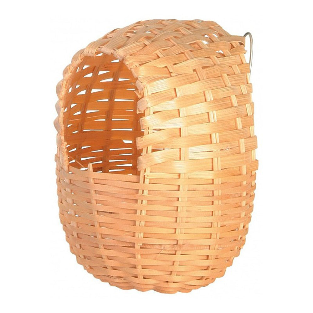 Showmaster Cane Finch Beehive Nest, woven cane dome with side entrance