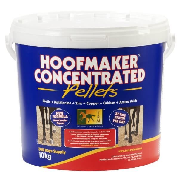 TRM Hoofmaker concentrated pellets hoof supplement for horses, 10kg tub