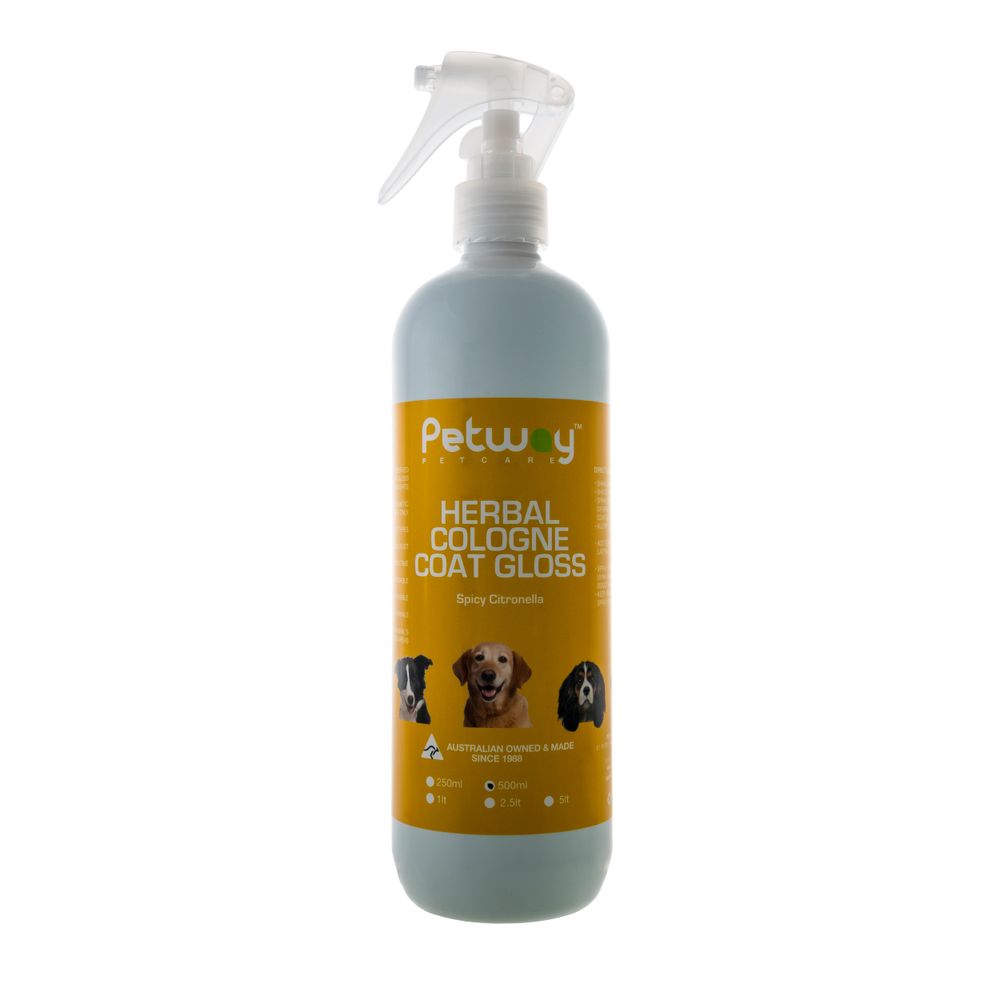 Petway Petcare Herbal Cologne Coat Gloss - 500ml | PeekAPaw Pet Supplies