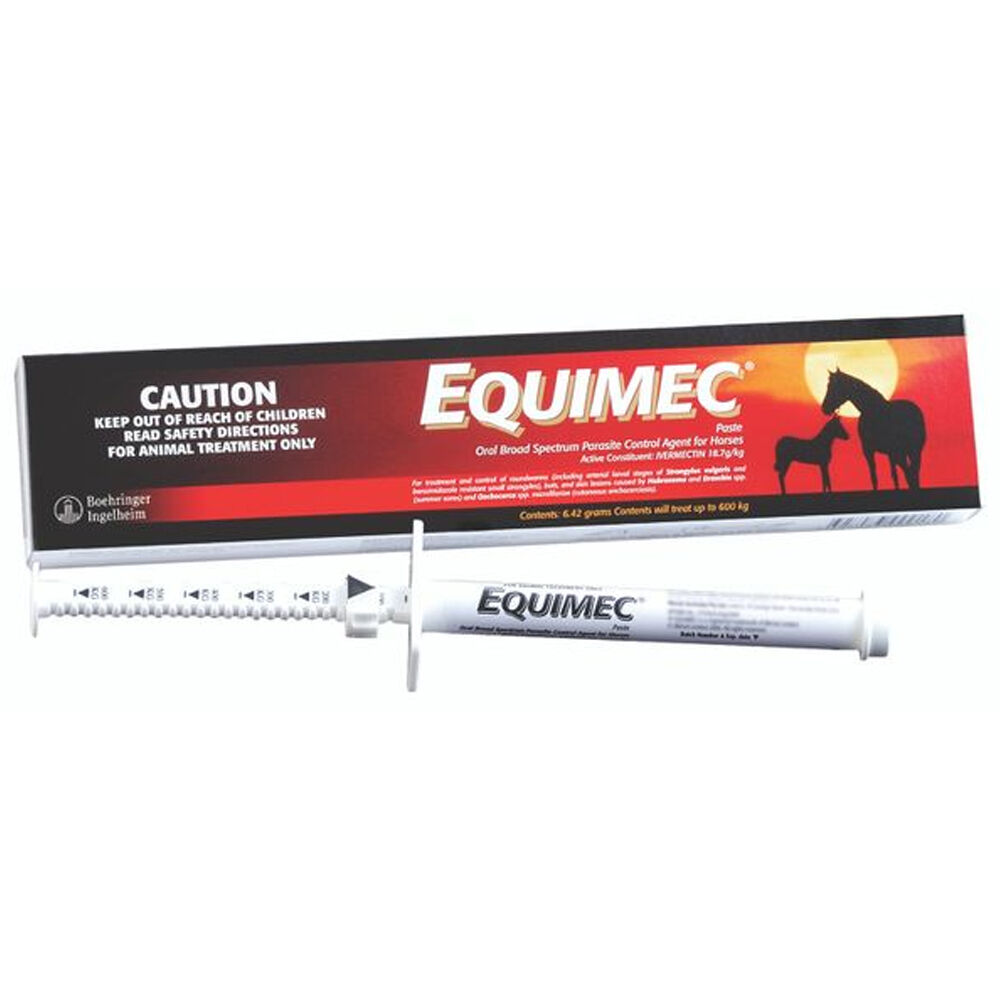 Equimec Paste Horse Wormer 6.42g product packaging