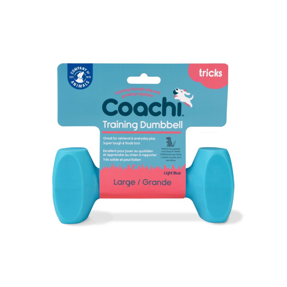 Coachi Training Dumbbell - Large | PeekAPaw Pet Supplies