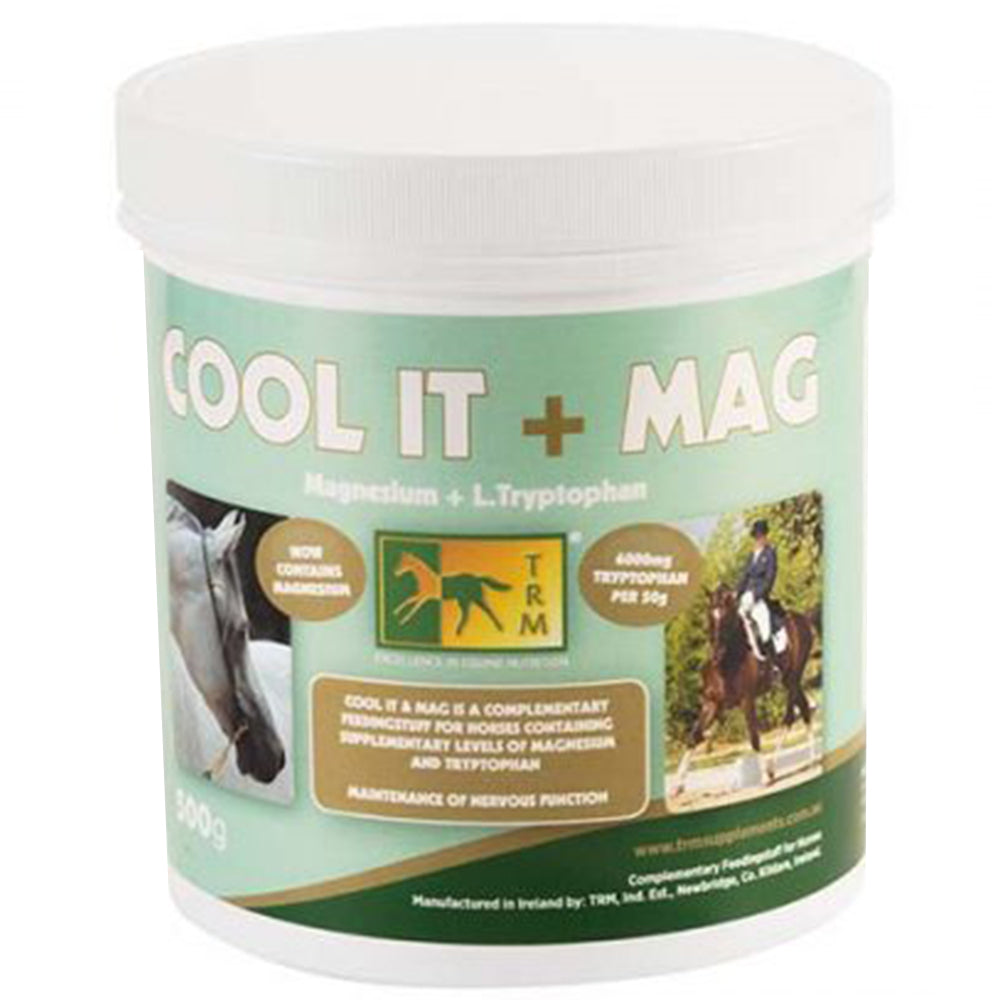 TRM Cool It plus Mag calming powder with magnesium and L-tryptophan for horses, 500g tub