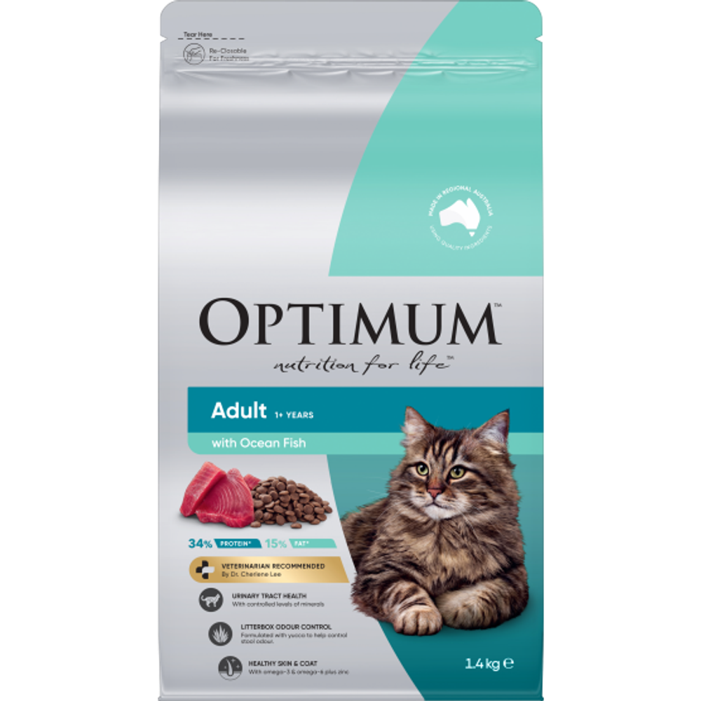 OPTIMUM Adult Ocean Fish Dry Cat Food