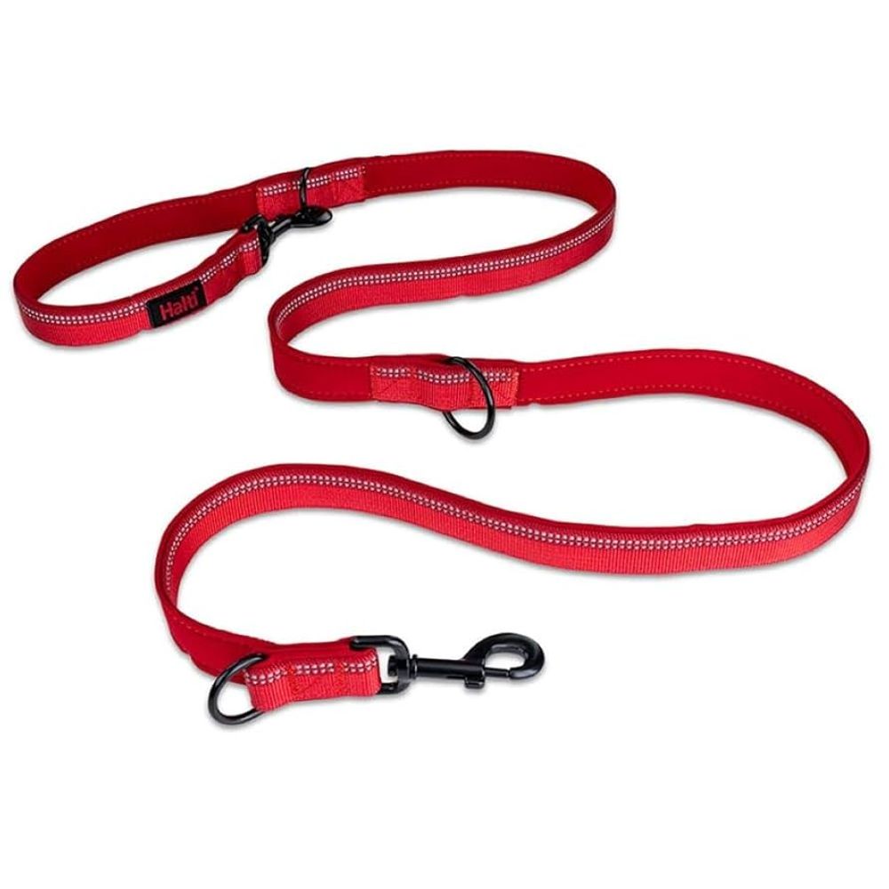Halti Double Ended Lead - Small Red | PeekAPaw Pet Supplies