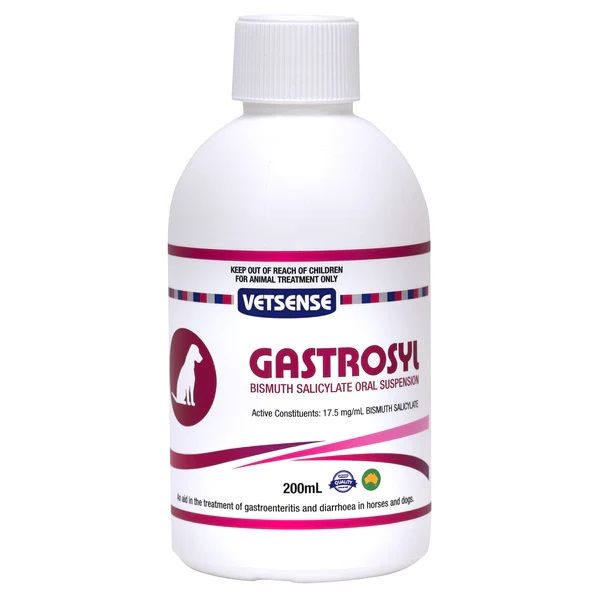 Vetsense Gastrosyl Gut Support Suspension for Dogs & Horses 200ml pack