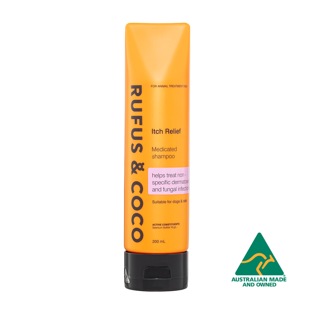 Rufus & Coco Itch Relief - 200ml | PeekAPaw Pet Supplies
