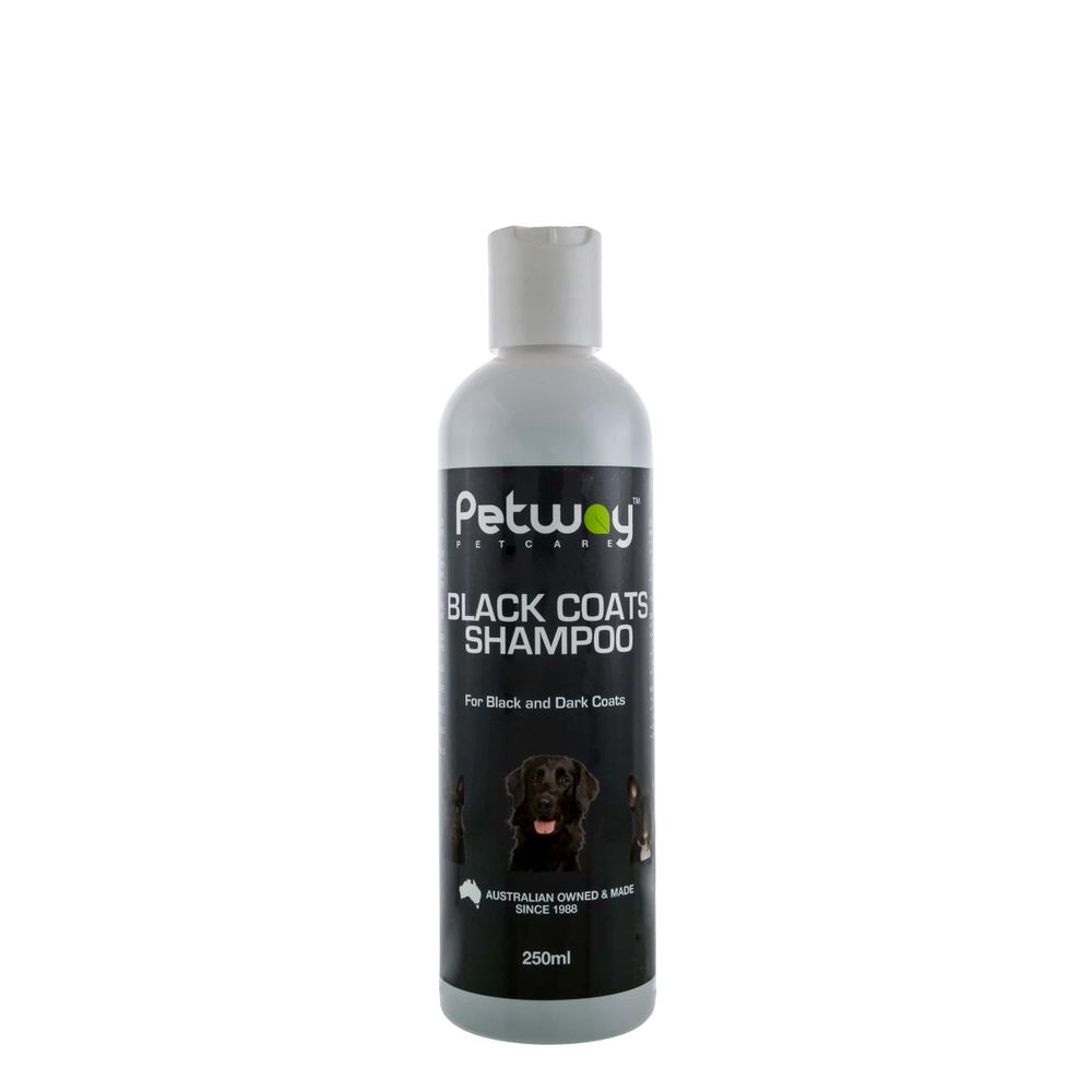 Petway Petcare Black Coats Shampoo - 250ml | PeekAPaw Pet Supplies