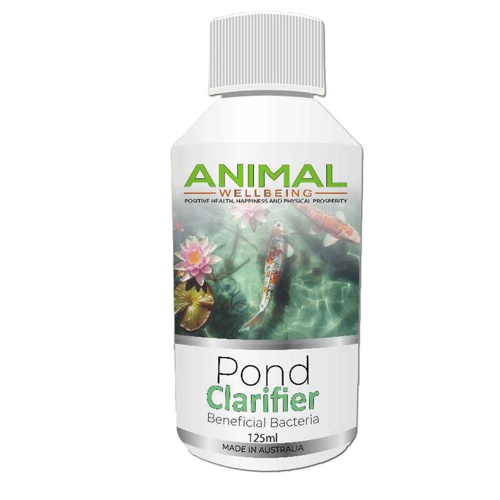 Animal Wellbeing Pond Clarifier Beneficial Bacteria 125ml bottle | PeekAPaw Pet Supplies