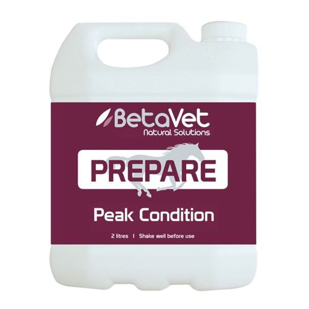 BetaVet Prepare Peak Condition 2 litre container – front of pack
