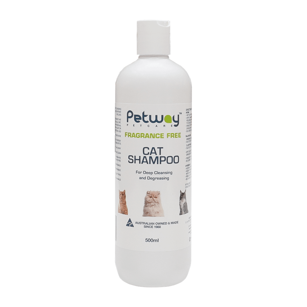 Petway Petcare Fragrance Free Cat Shampoo - 500ml | PeekAPaw Pet Supplies