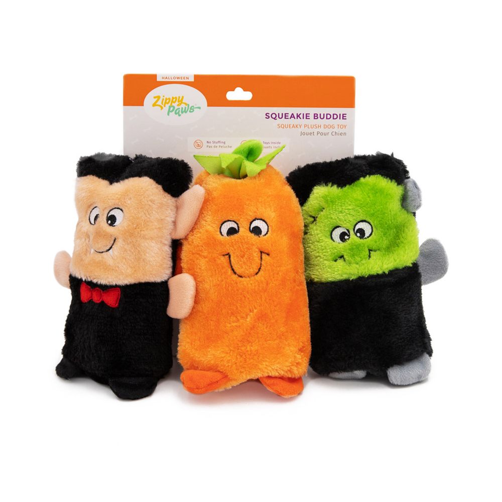 Zippy Paws Halloween Colossal Buddies 3-Pack Dog Toy