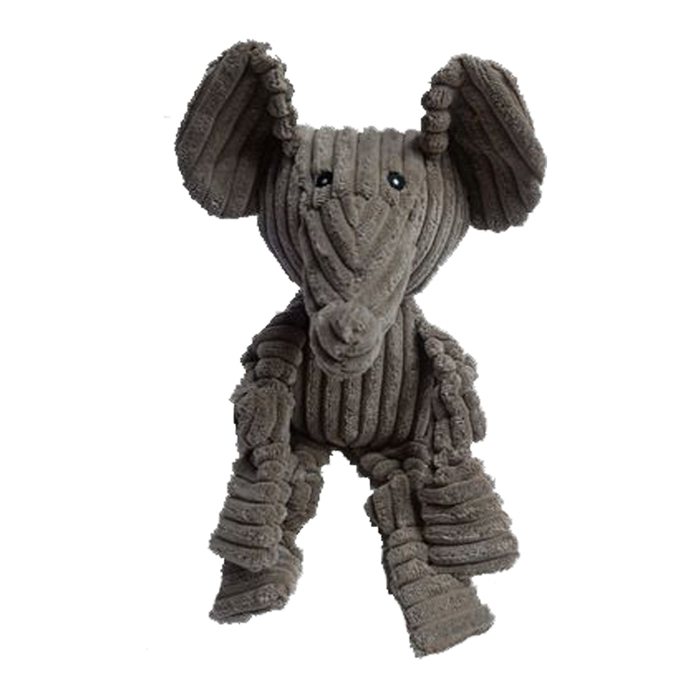 Paw Play 30cm plush elephant squeaky dog toy
