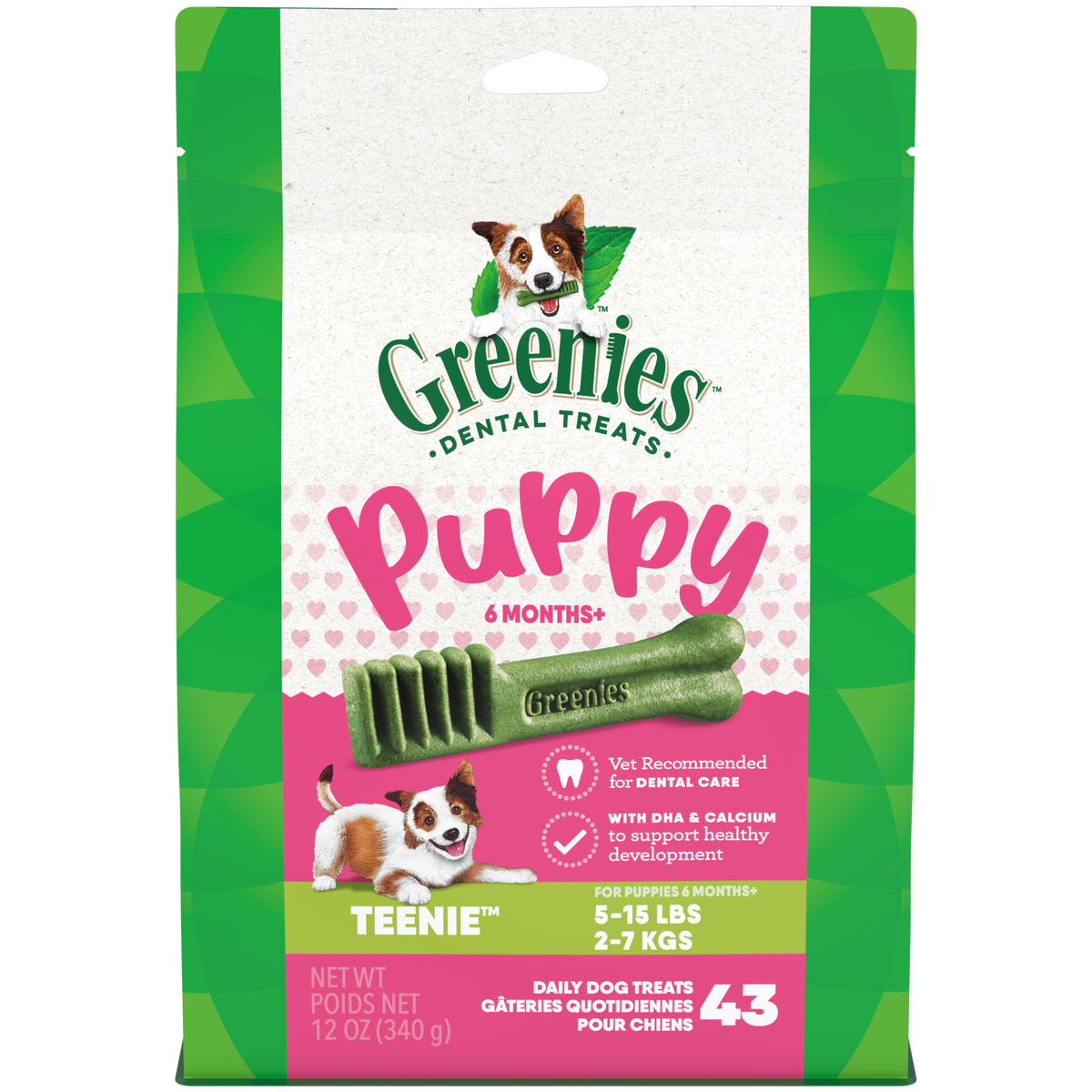 GREENIES Puppy Teenie Dog(2-7kg) Dental Treat