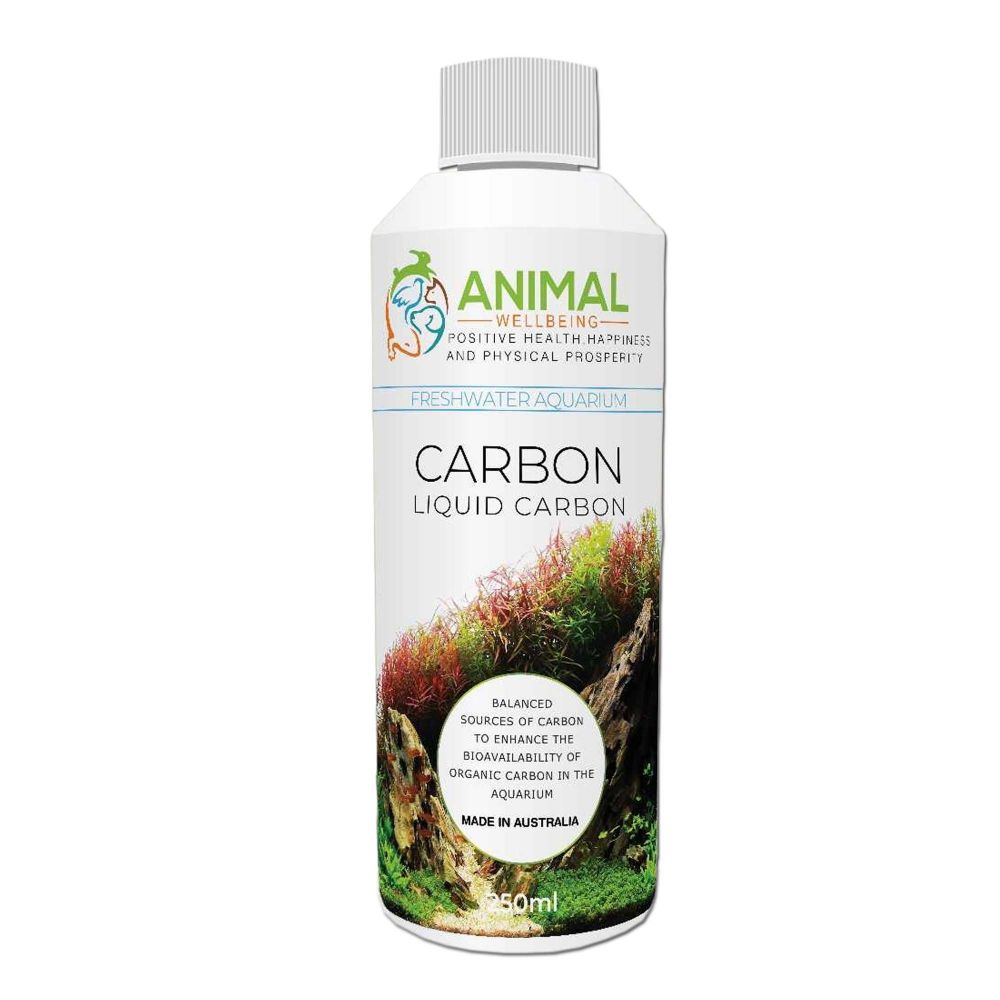 Animal Wellbeing Liquid Carbon 250ml bottle | PeekAPaw Pet Supplies