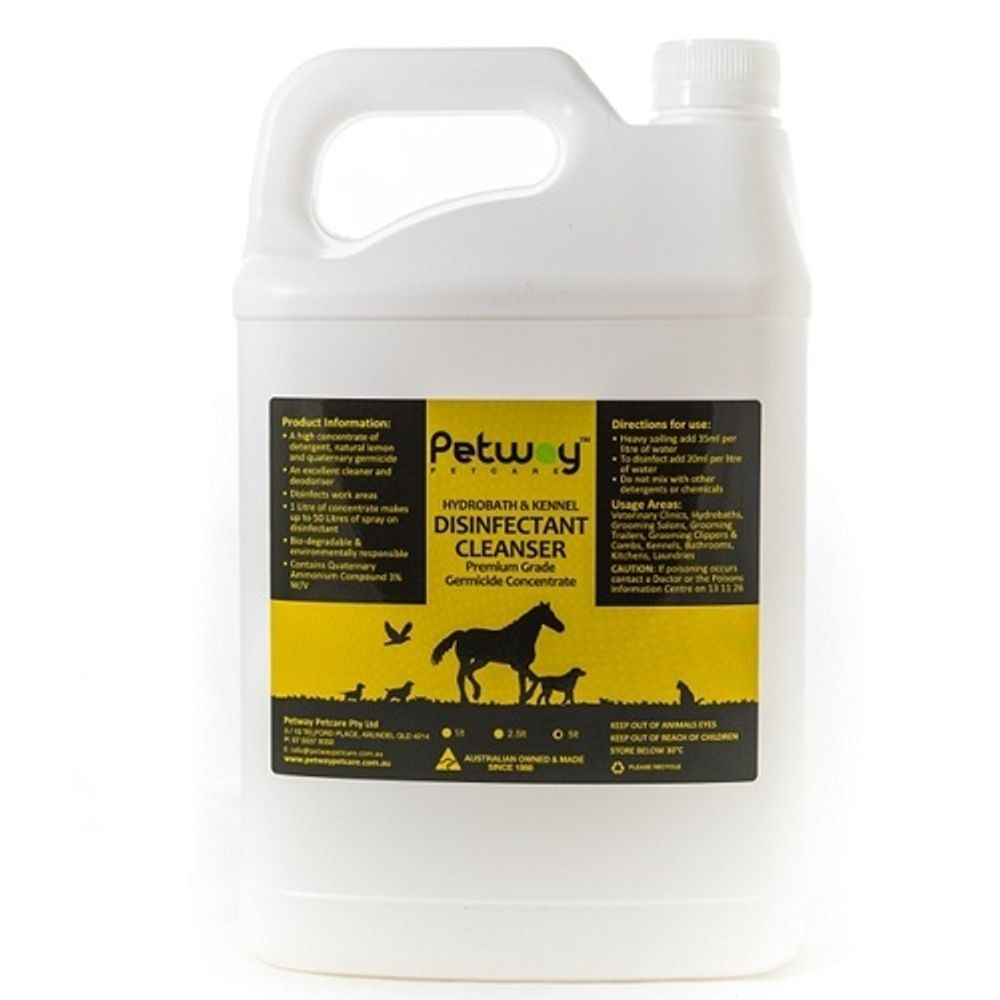 Petway Petcare Disinfectant Cleanser - 5L | PeekAPaw Pet Supplies