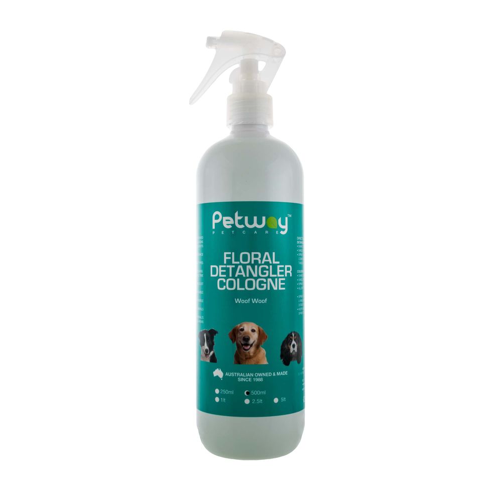 Petway Petcare Floral Detangler Cologne - 500ml | PeekAPaw Pet Supplies