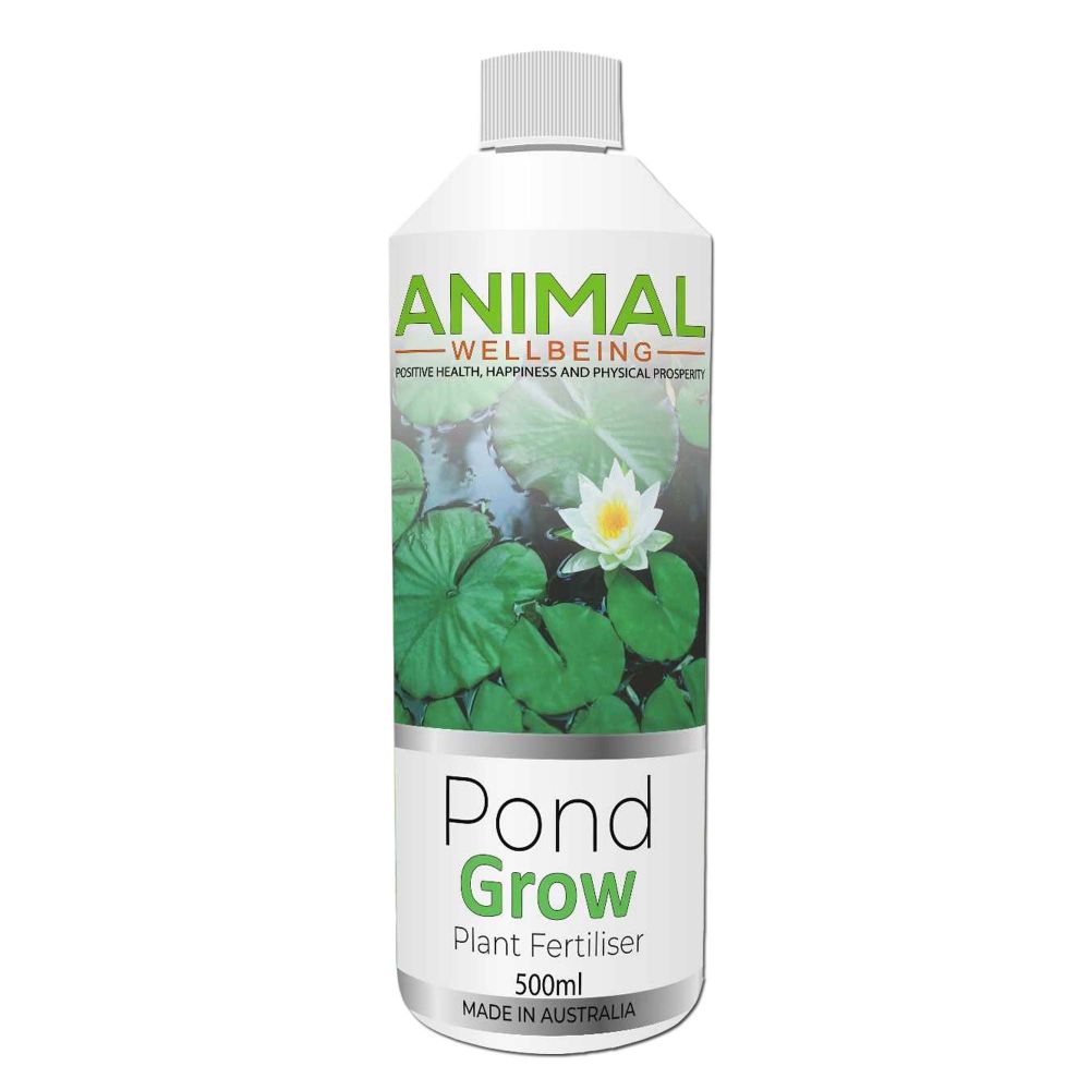 Animal Wellbeing Pond Grow Plant Fertiliser 500ml bottle | PeekAPaw Pet Supplies