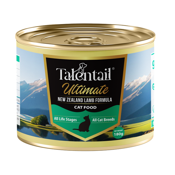 Talentail Ultimate Premium New Zealand Lamb Wet Cat Food - 180g x 12 | PeekAPaw Pet Supplies