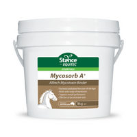Stance Equitec Essentials Mycosorb A+ Alltech mycotoxin binder for horses in a 1kg tub