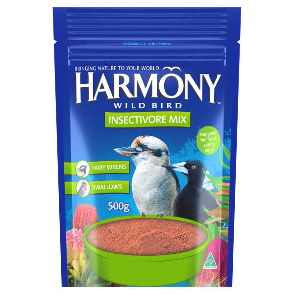 Harmony Insectivore Mix for birds, 500g pack