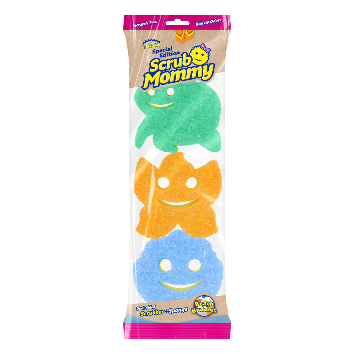 Scrub Mommy Summer 2.0 cleaning sponge 3 pack