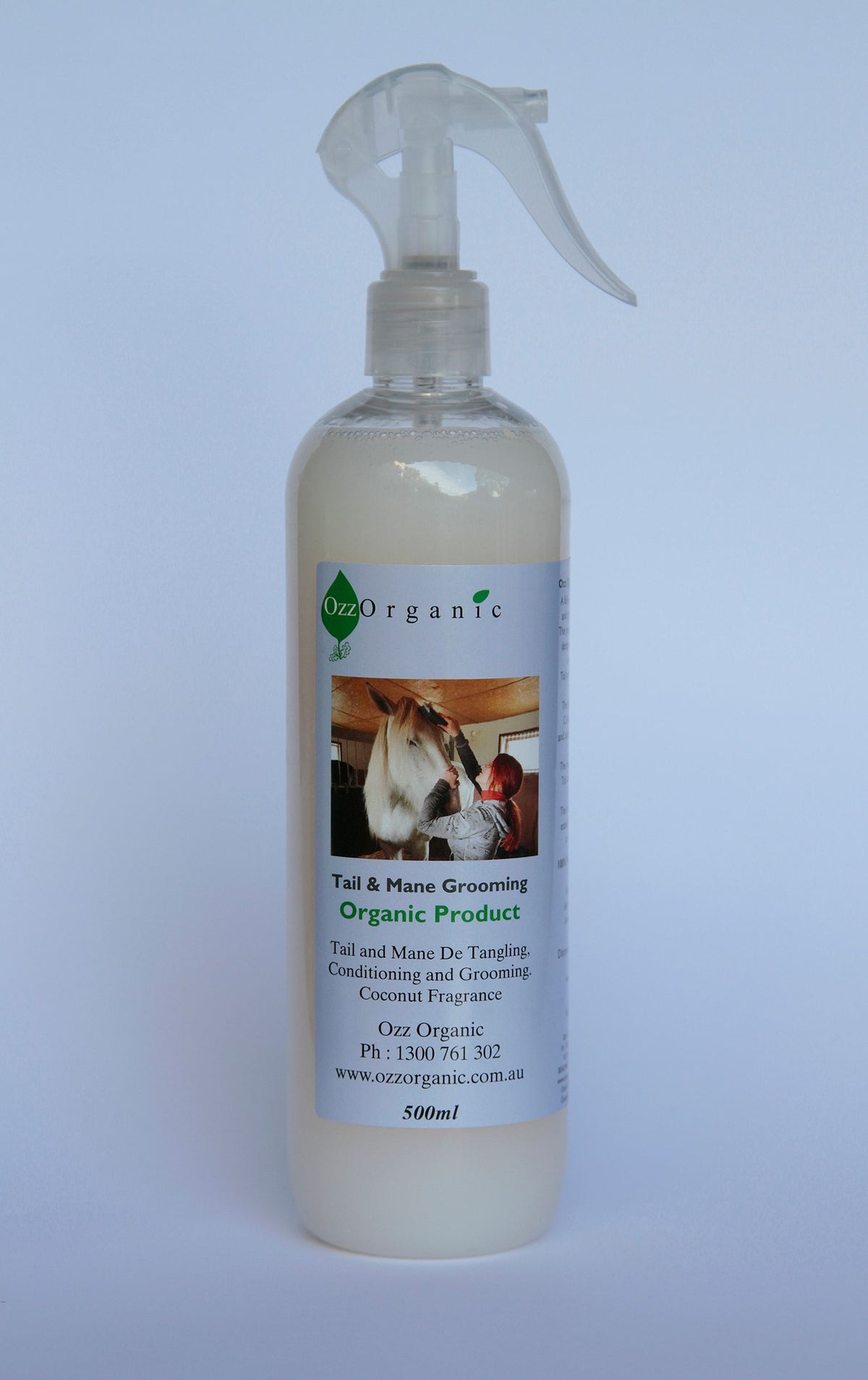 Ozz Organic Tail & Mane Detangler pack front