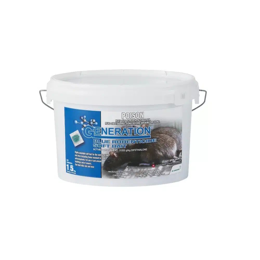 Generation Blue Soft Bait rodenticide 1.5kg pack