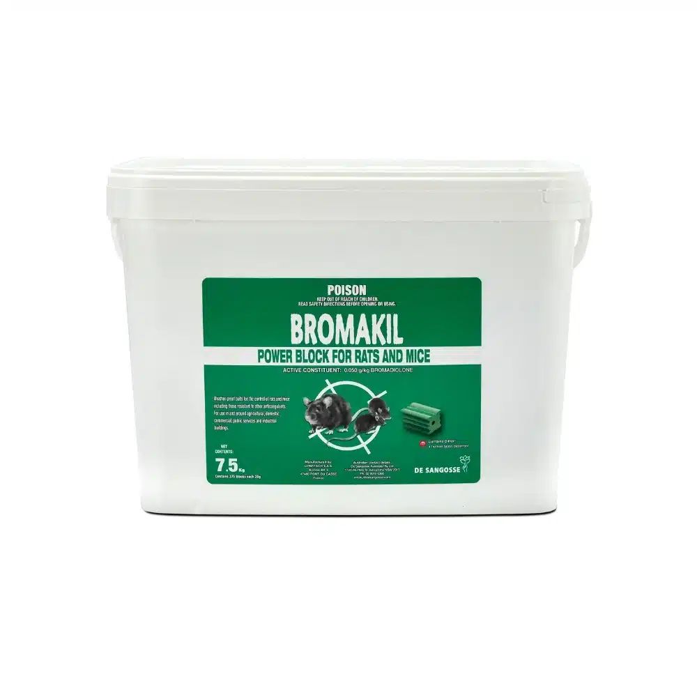 Bromakil Power Blocks Rat & Mouse Bait 7.5kg pack