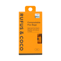 Rufus & Coco Compostable Poo Bags - Default Title | PeekAPaw Pet Supplies