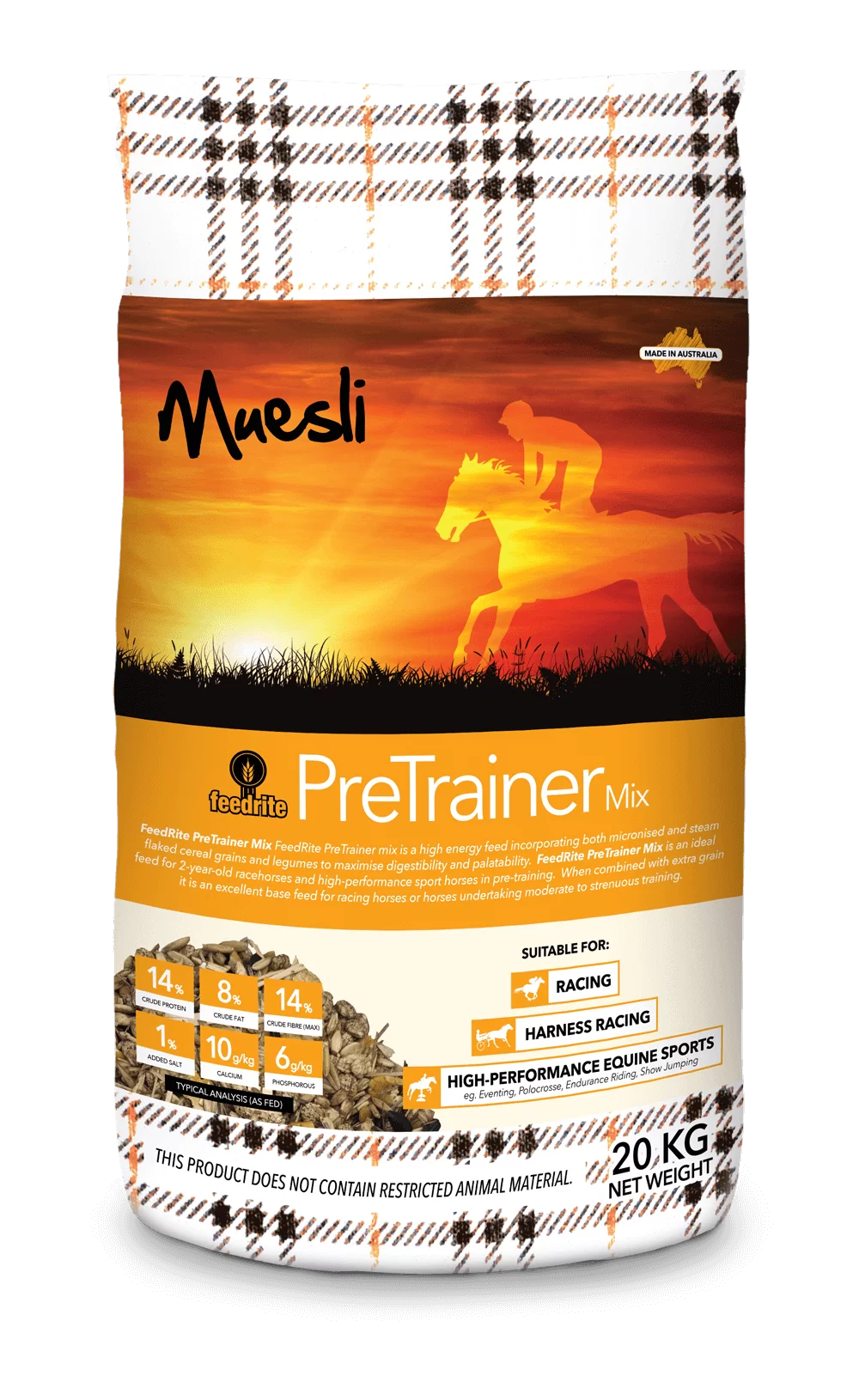 FeedRite PreTrainer Mix horse feed 20kg bag