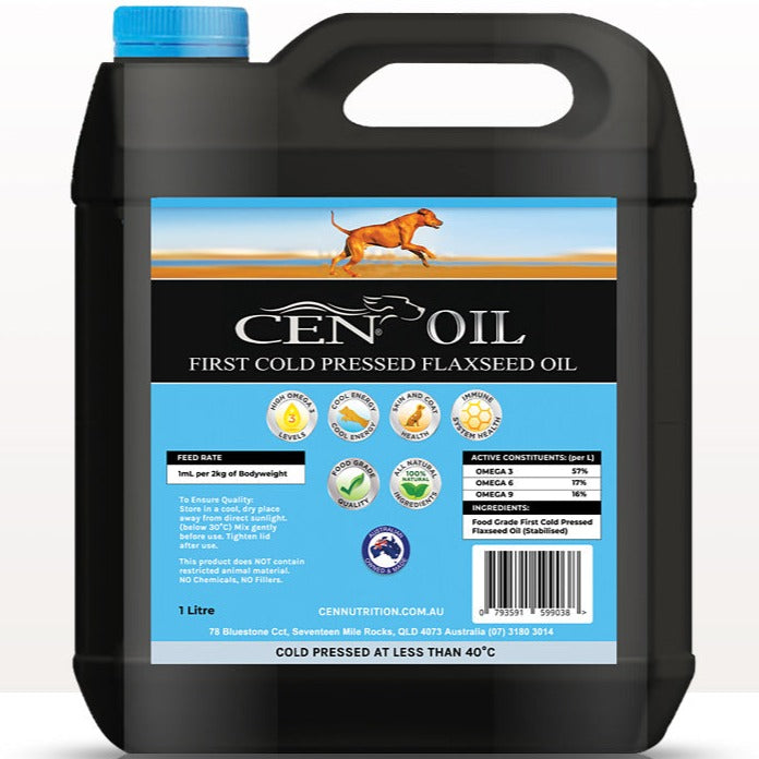 Cen Oil - First Cold Pressed Flaxseed Oil for Dogs