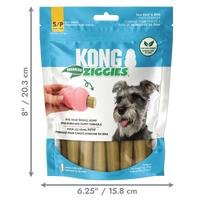 KONG Dog Treats Ziggies Enhanced Puppy in its retail pack