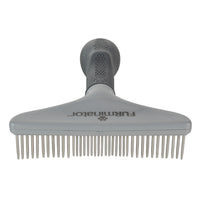 FURminator Grooming Rake for cats and dogs with rotating pins